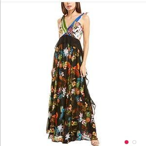 PINKO Torina Maxi Dress: Birds of Paradise
